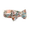 Load image into Gallery viewer, Personalized Boho Flowers Dog Bow Tie Collar