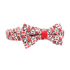 Load image into Gallery viewer, Personalized Jolly Santa Dog Bow Tie Collar