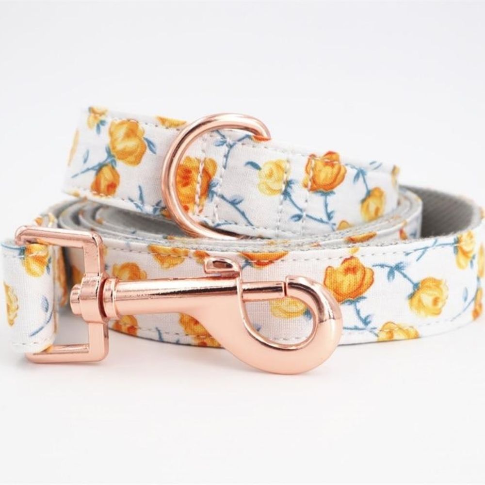 Personalized Summer Dog Flower Collar