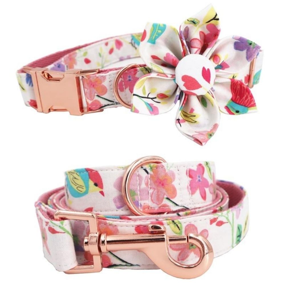 Personalized Blossom Dog Flower Collar