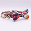 Load image into Gallery viewer, Personalized Autumn Plaid  Dog Bow Tie Collar &amp; Leash