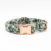 Load image into Gallery viewer, Personalized Yellow Mistletoe Flower Collar &amp; Leash