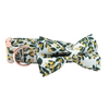 Personalized Yellow Mistletoe Bow Tie Collar