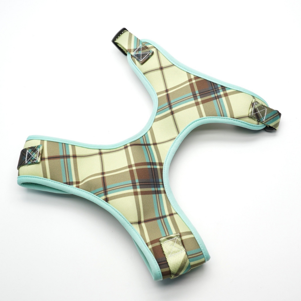 Adjustable Harness - Colorful Green Stripes