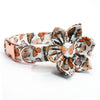 Personalized Butterflies Dog Flower Collar & Leash