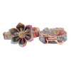 Load image into Gallery viewer, Personalized Paisley Dog Flower Collar &amp; Leash