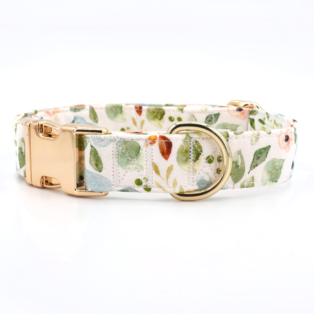 Personalized Fable Floral Dog Flower Collar