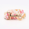 Load image into Gallery viewer, Personalized Soft Meadow Floral Dog Flower Collar &amp; Leash