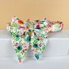 Load image into Gallery viewer, Personalized Wild Flowers Dog Sailor Bow Tie Collar