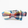 Load image into Gallery viewer, Personalized Dog Classy Plaid Bow Tie Collar &amp; Leash