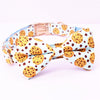 Personalized Cookies Dog Bow Tie Collar & Leash