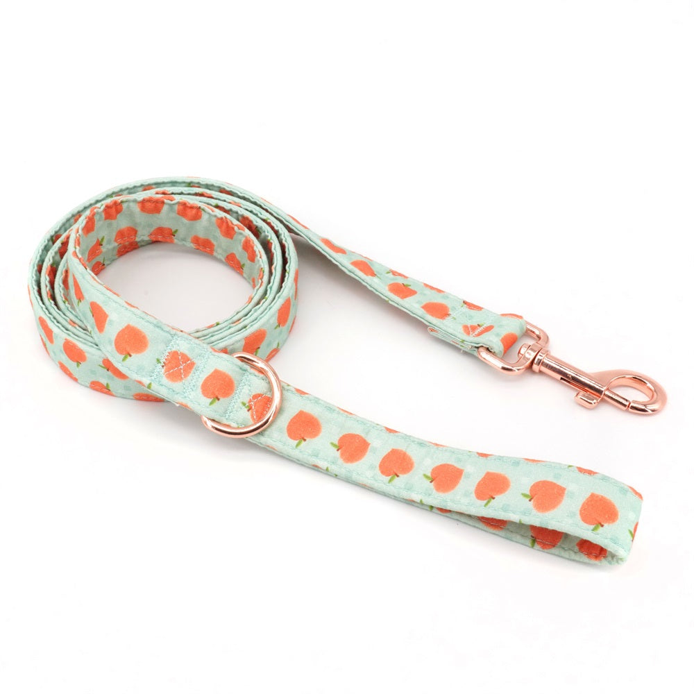 Personalized Peaches Dog Bow Tie Collar