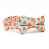 Personalized Peaches Dog Bow Tie Collar & Leash
