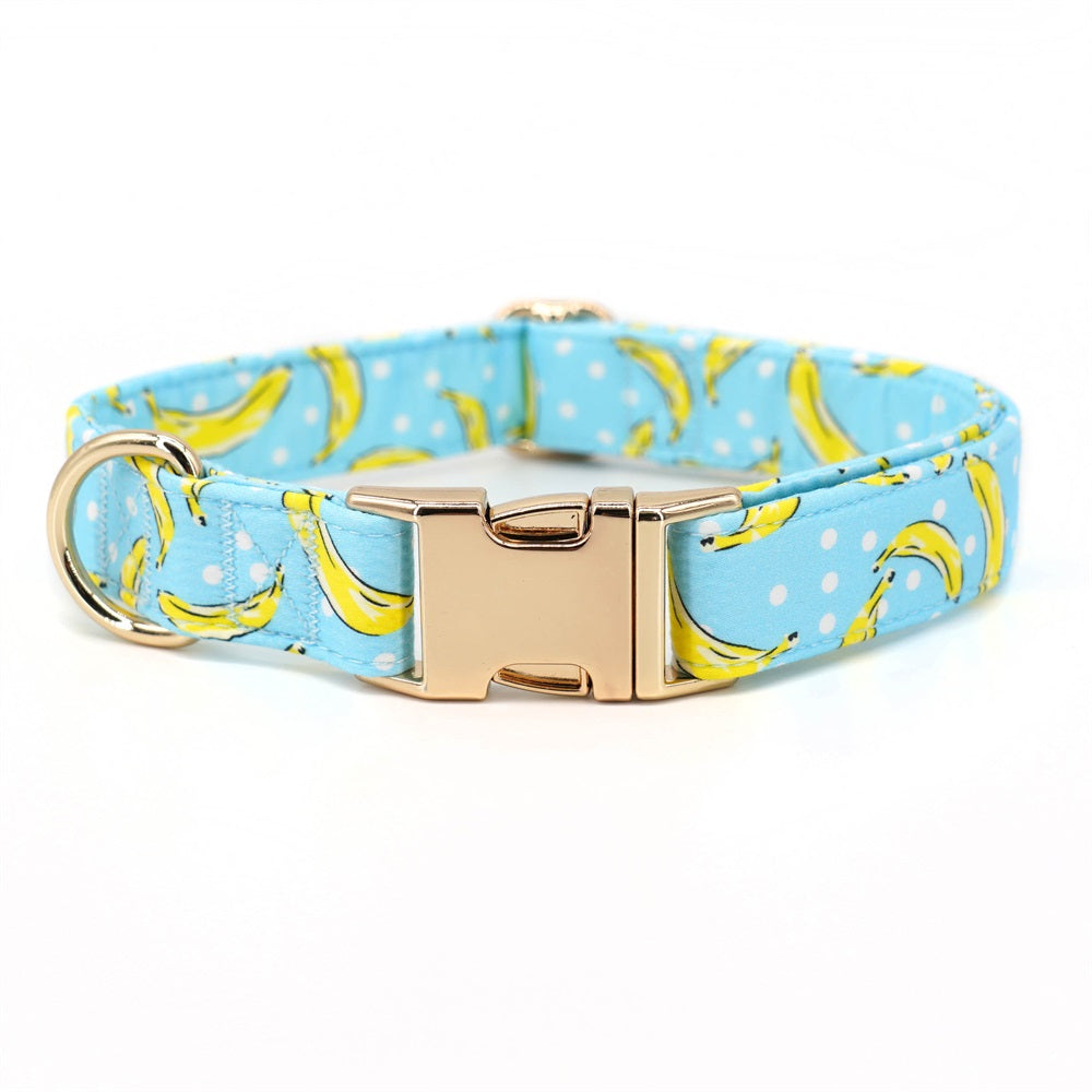Personalized Banana Bow Tie Collar