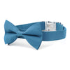 Load image into Gallery viewer, Personalized Navy Blue Dog Bow Tie Collar